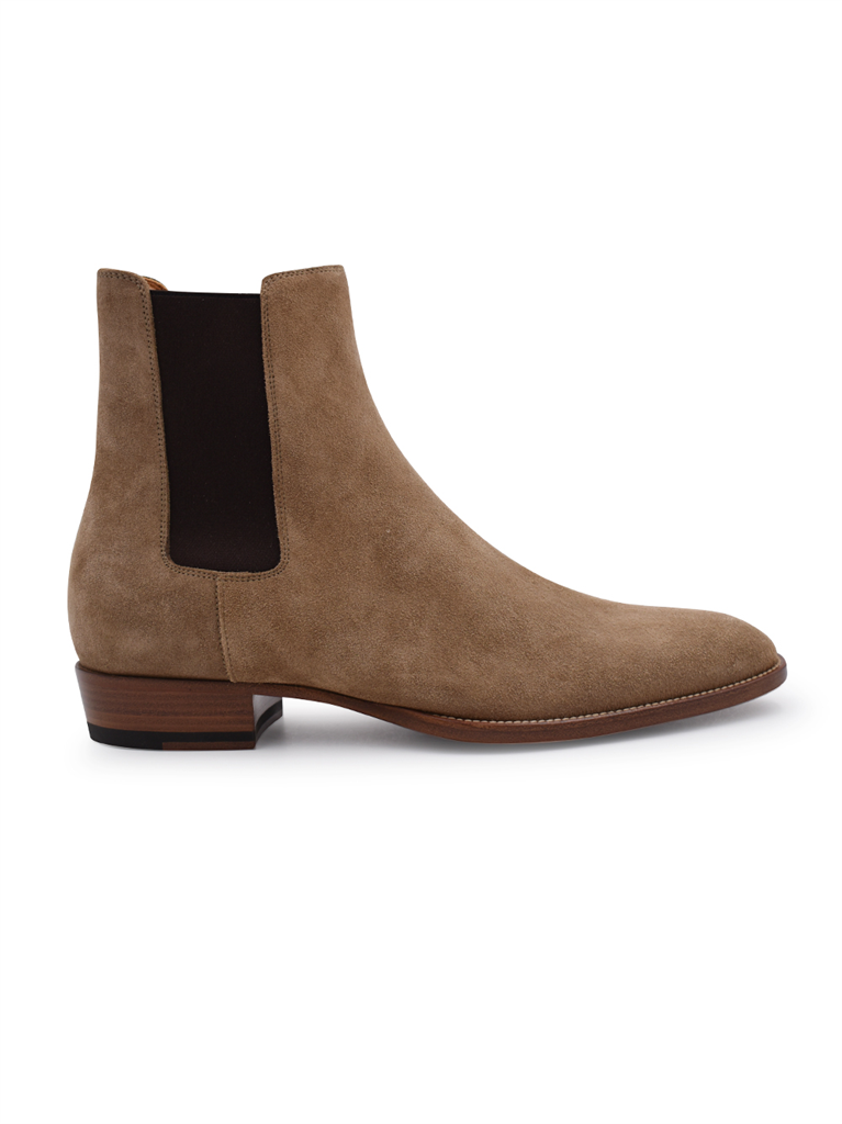 Bottes et bottines Bottines Wyatt 30 Chelsea Saint Laurent Marron Homme