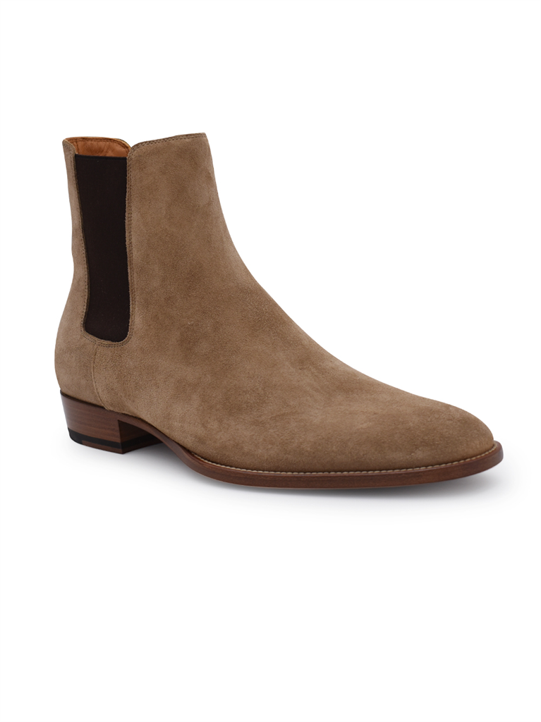 Bottes et bottines Bottines Wyatt 30 Chelsea Saint Laurent Marron Homme
