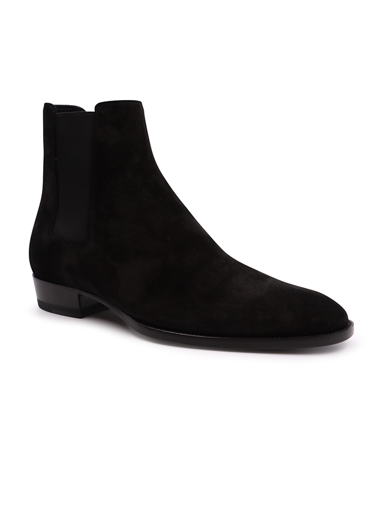 Bottes et bottines Bottines Wyatt 30 Chelsea Saint Laurent Noir Homme