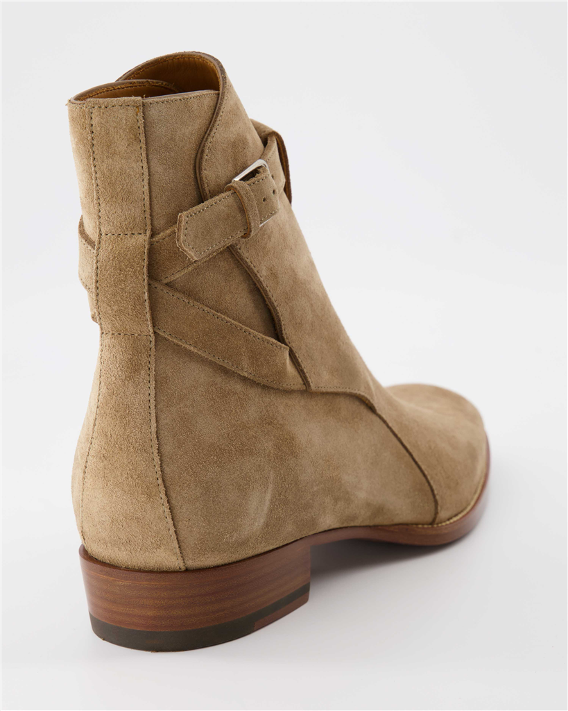 Bottes et bottines Bottines Wyatt 30 Jodhpur Saint Laurent Marron Homme