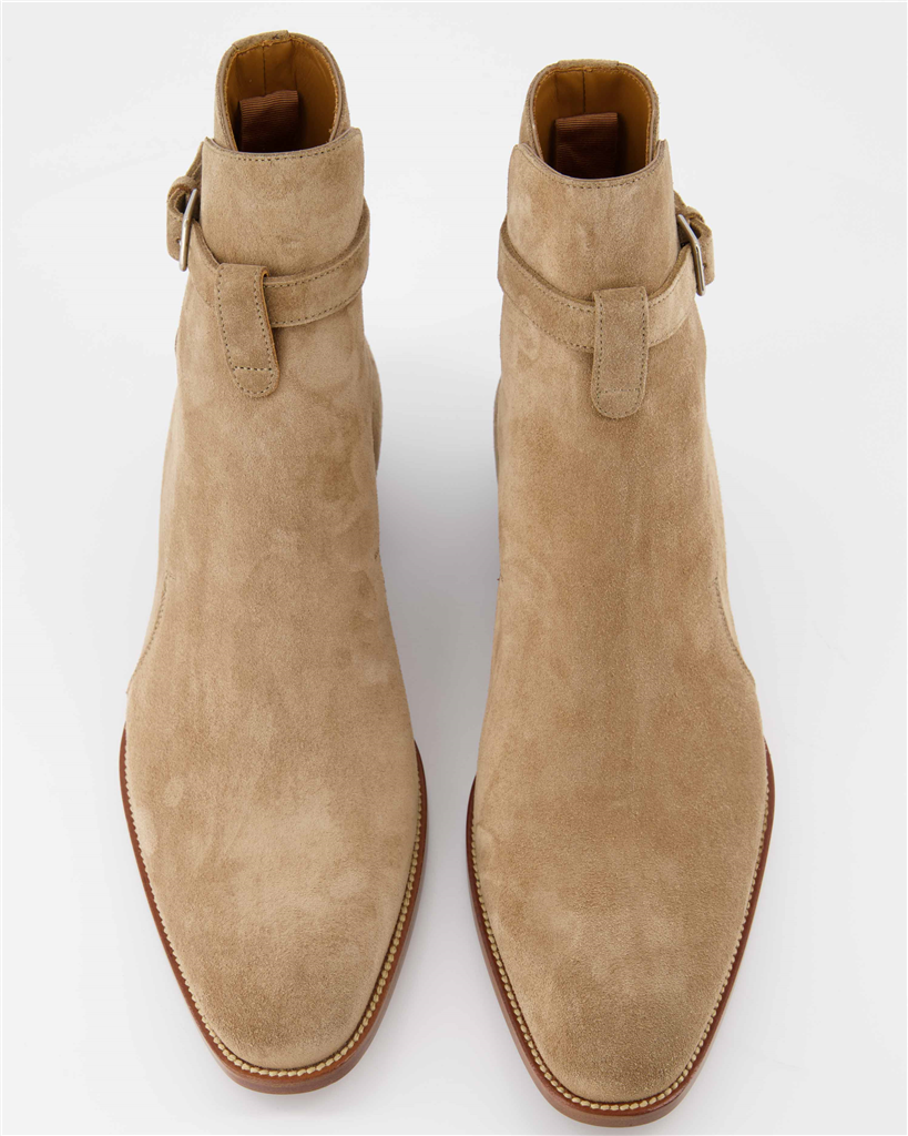 Bottes et bottines Bottines Wyatt 30 Jodhpur Saint Laurent Marron Homme