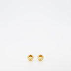 Boucles d'oreilles en métal blanc