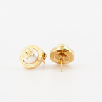 Bijoux Boucles d'oreilles Medusa Versace Doré Femme