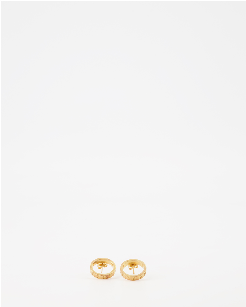 Bijoux Boucles d'oreilles numérotées Maison Margiela Doré Femme