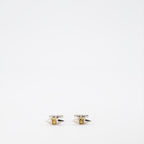 Bijoux Boutons de manchettes Punk Alexander McQueen Argenté Homme