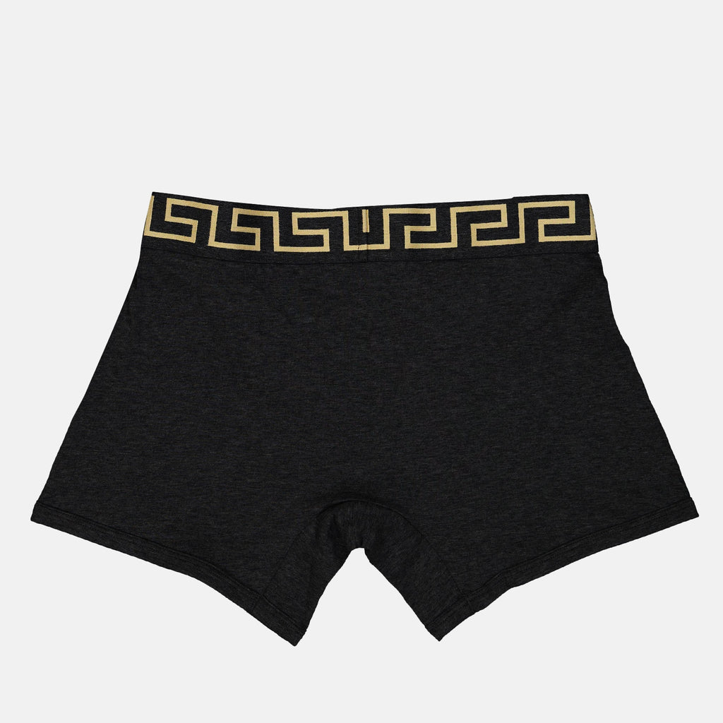 Sous-vêtements et homewear Boxer à bordures Greca Versace Noir Homme