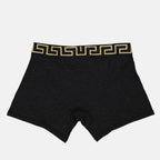 Sous-vêtements et homewear Boxer à bordures Greca Versace Noir Homme