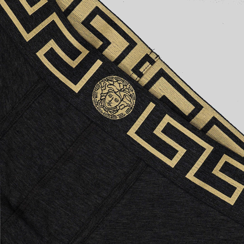 Sous-vêtements et homewear Boxer à bordures Greca Versace Noir Homme
