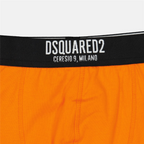 Sous-vêtements et homewear Boxer à logo Dsquared2 Orange Homme