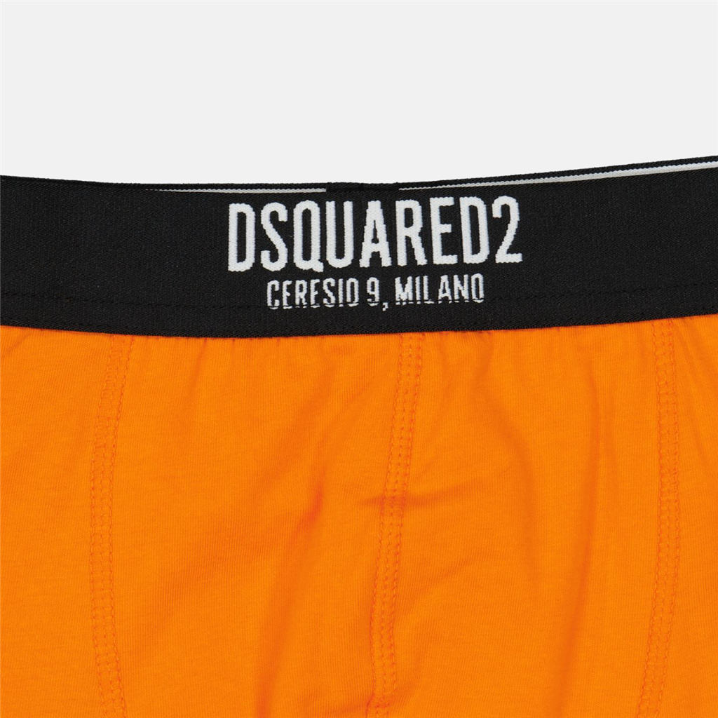 Sous-vêtements et homewear Boxer à logo Dsquared2 Orange Homme