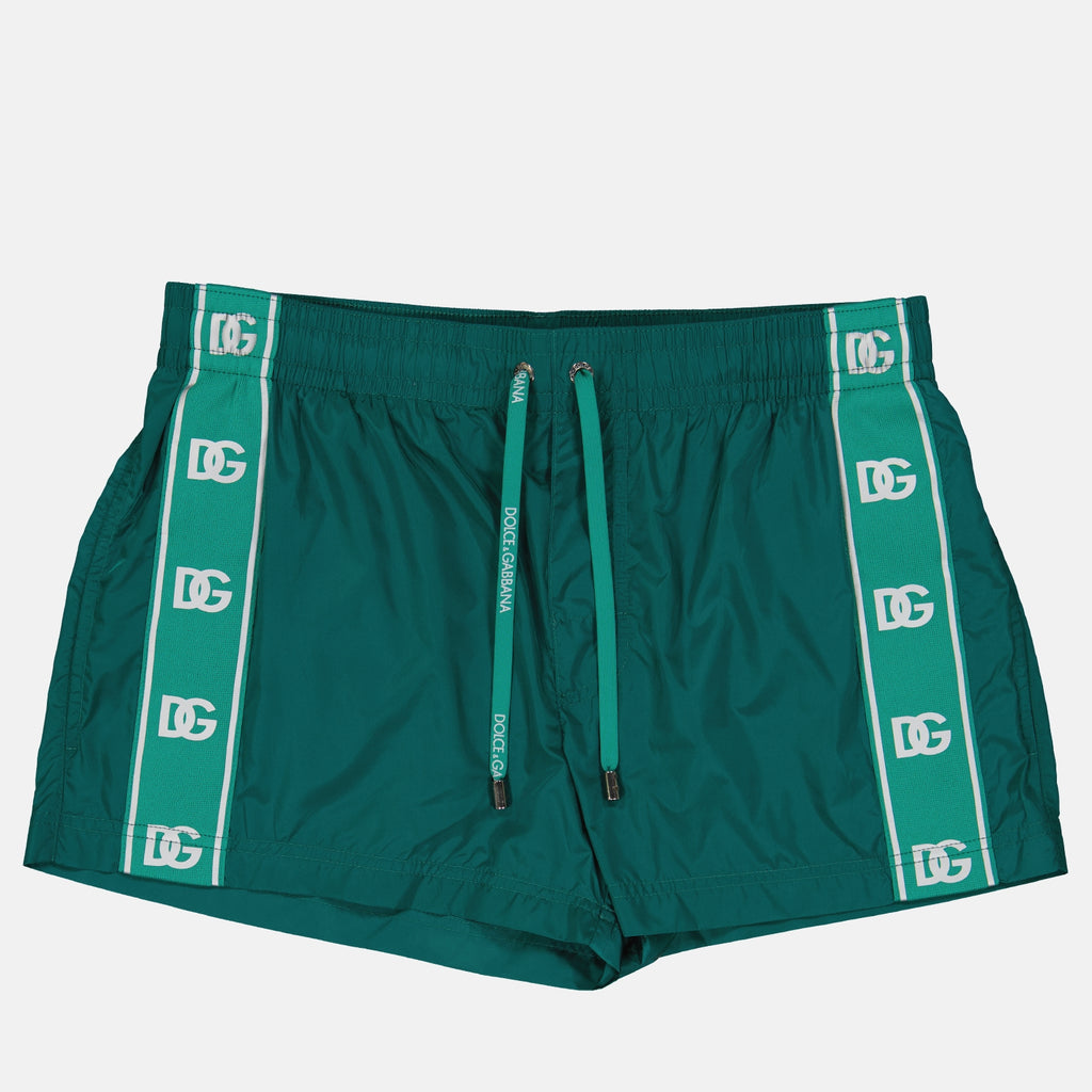 Beachwear Boxer de bain court Dolce & Gabbana Vert Homme