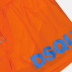 Beachwear Boxer de bain maxi logo Dsquared2 Orange Homme