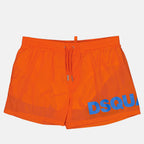 Beachwear Boxer de bain maxi logo Dsquared2 Orange Homme
