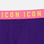 Sous-vêtements et homewear Boxer Icon Dsquared2 Violet Homme