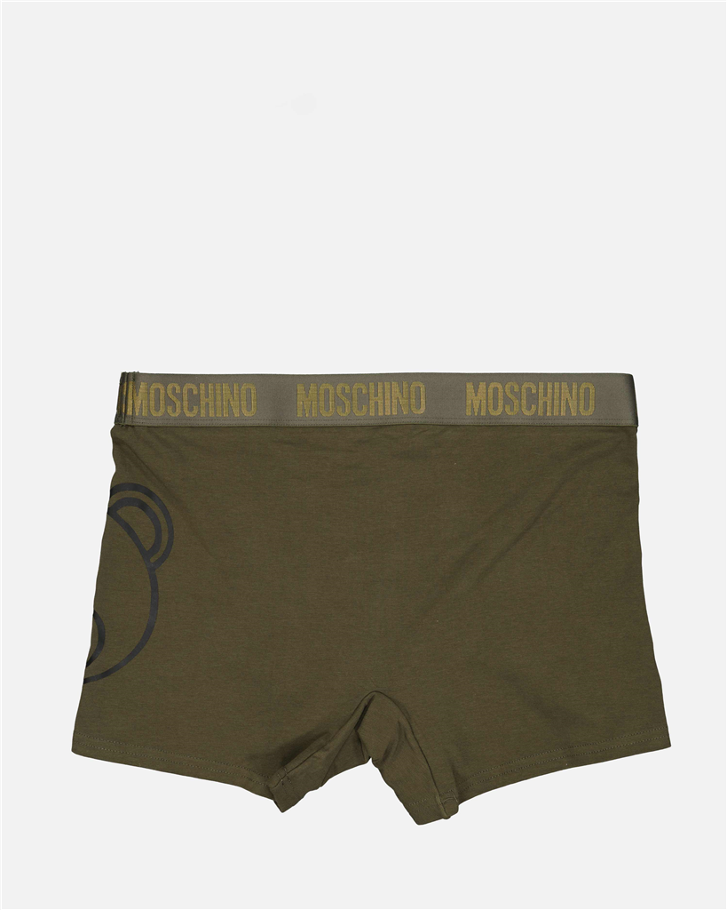 Sous-vêtements et homewear Boxer kaki Teddy Bear signature Moschino Vert Homme