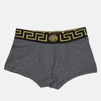 Sous-vêtements et homewear Boxer Medusa Greca Versace Gris Homme