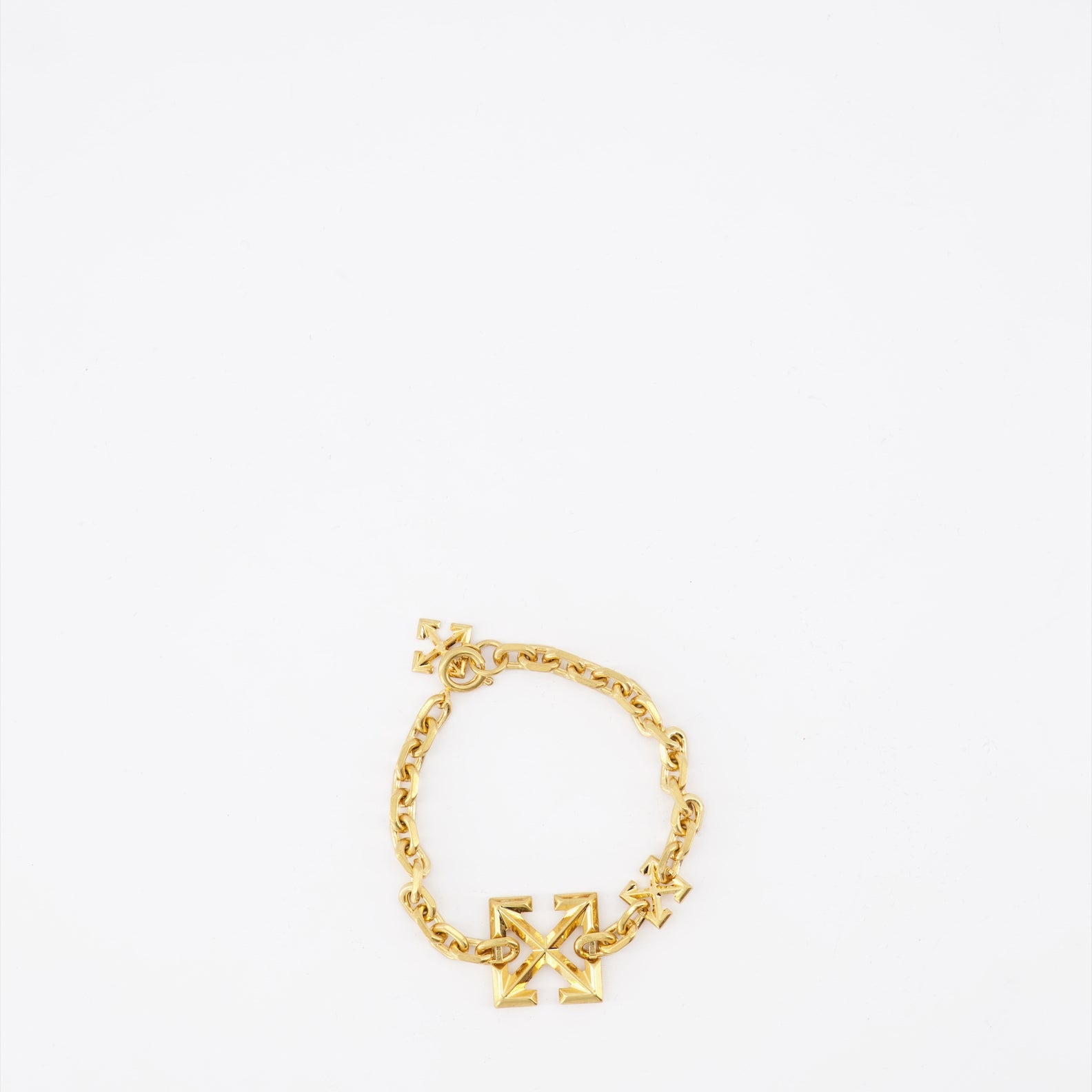 Bijoux Bracelet Arrow Off-White Doré Femme