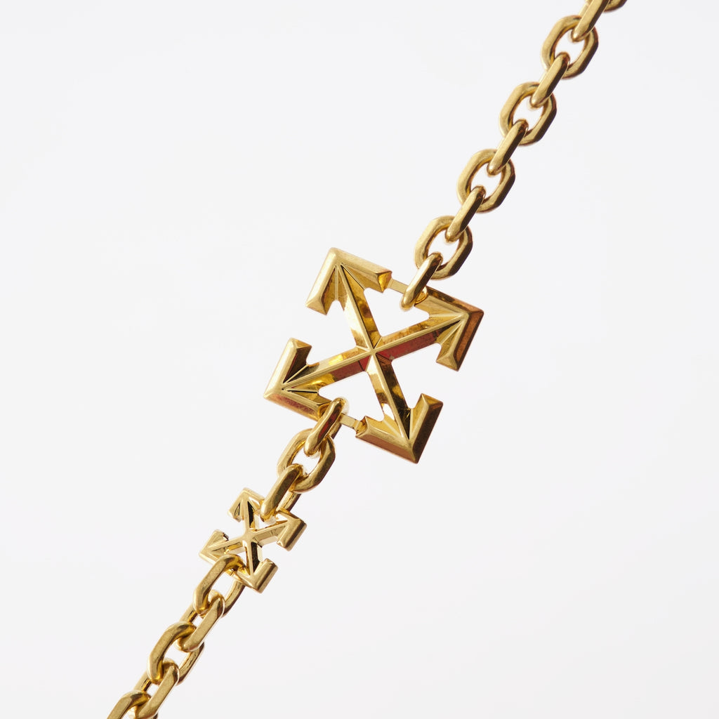 Bijoux Bracelet Arrow Off-White Doré Femme
