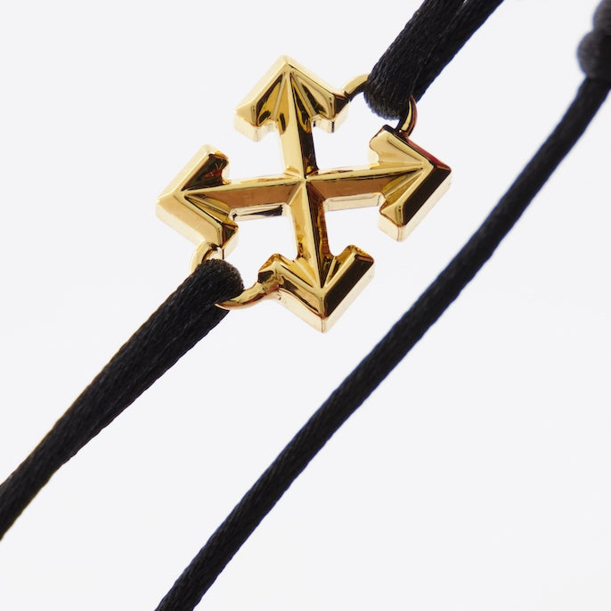 Bijoux Bracelet Arrow Off-White Doré Femme