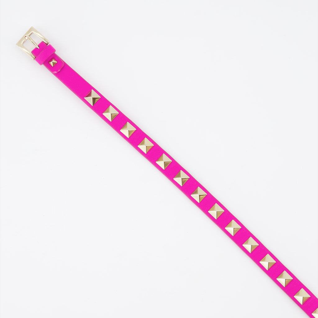 Bijoux Bracelet double Rockstud Valentino Garavani Rose Femme