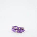 Bijoux Bracelet double Rockstud Valentino Garavani Violet Femme