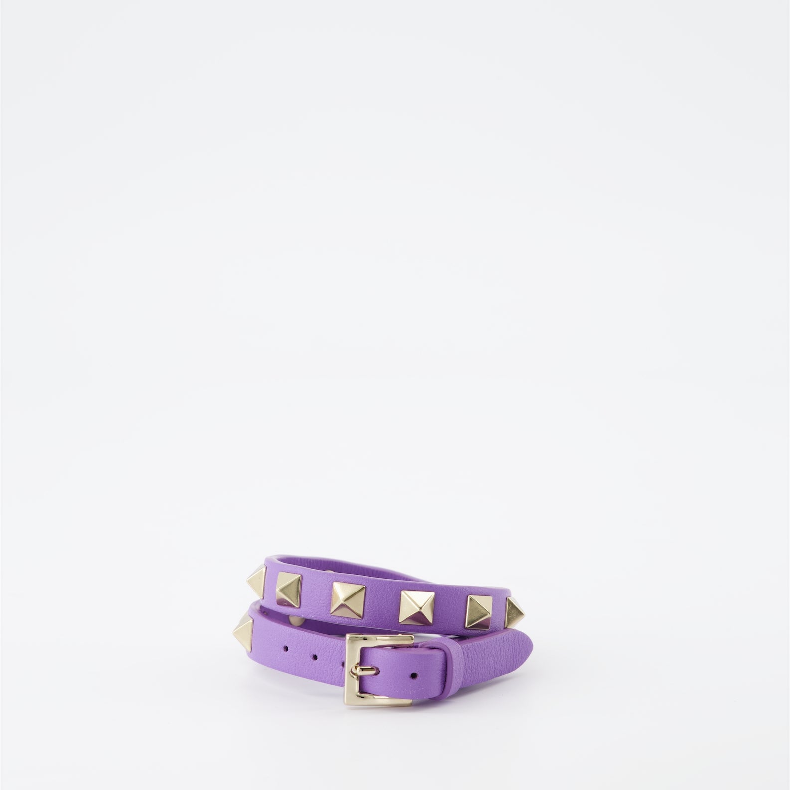 Bijoux Bracelet double Rockstud Valentino Garavani Violet Femme