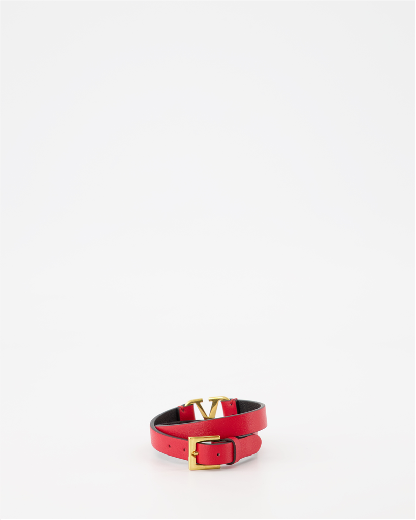 Bijoux Bracelet double VLogo Valentino Garavani Rouge Femme