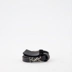Bijoux Bracelet double YSL Opyum Saint Laurent Noir Homme
