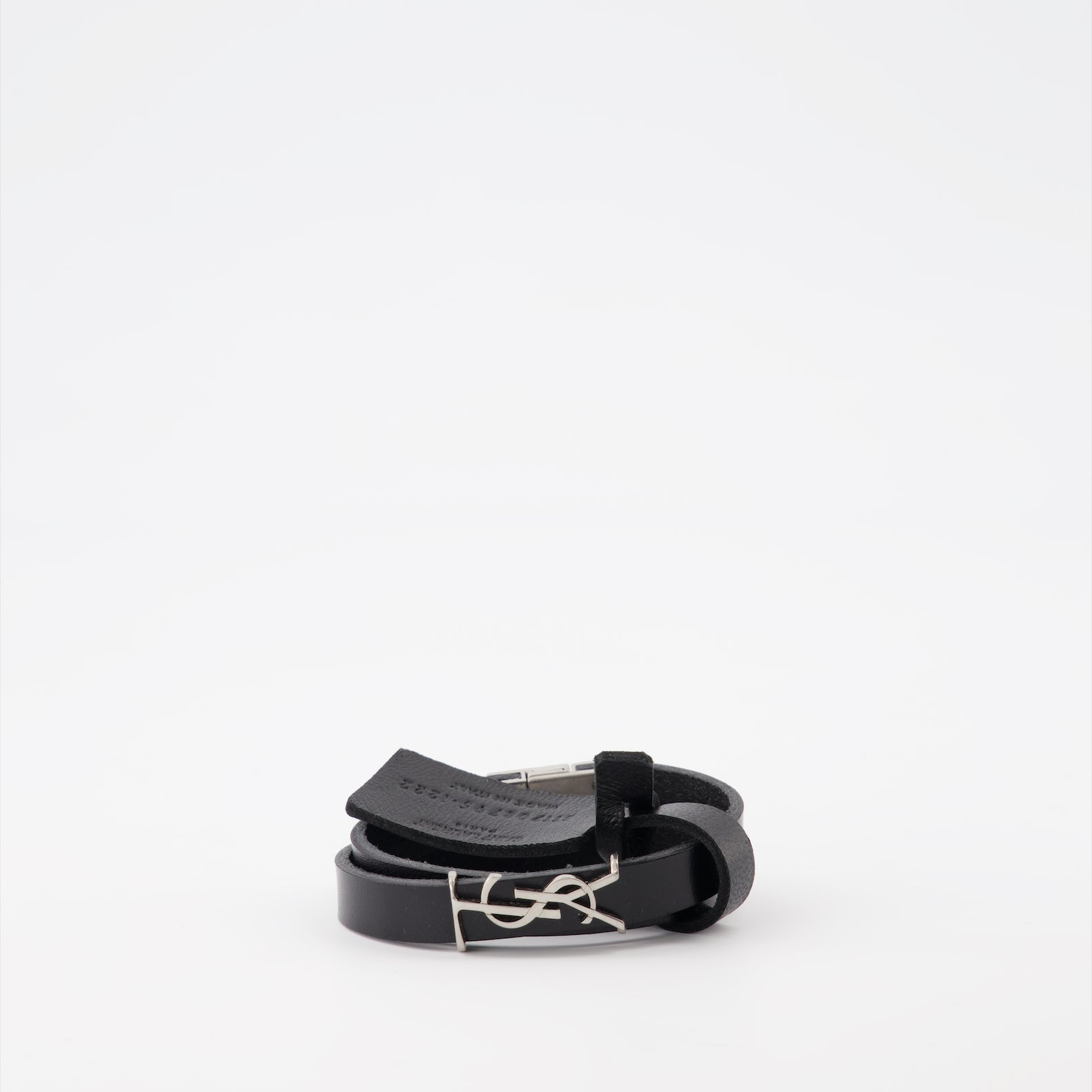 Bijoux Bracelet double YSL Opyum Saint Laurent Noir Homme