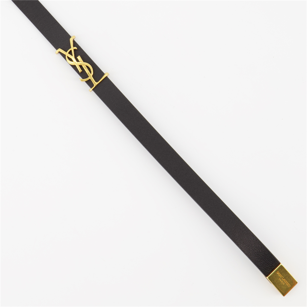 Bijoux Bracelet double YSL Opyum Saint Laurent Noir Homme