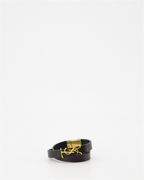 Bijoux Bracelet double YSL Opyum Saint Laurent Noir Homme