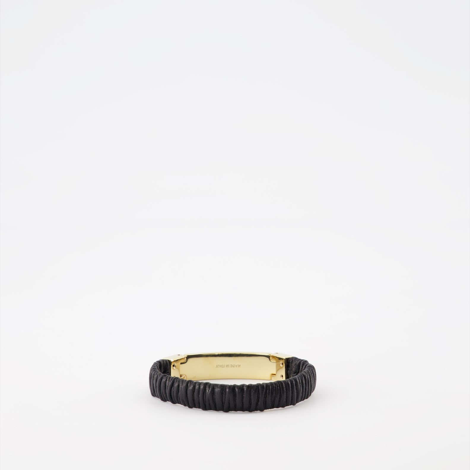 Bijoux Bracelet en cuir Miu Miu Noir Femme