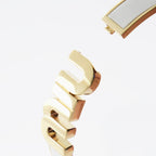 Bijoux Bracelet en métal émaillé Miu Miu Blanc Femme