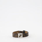 Bijoux Bracelet FF Fendi Marron Homme