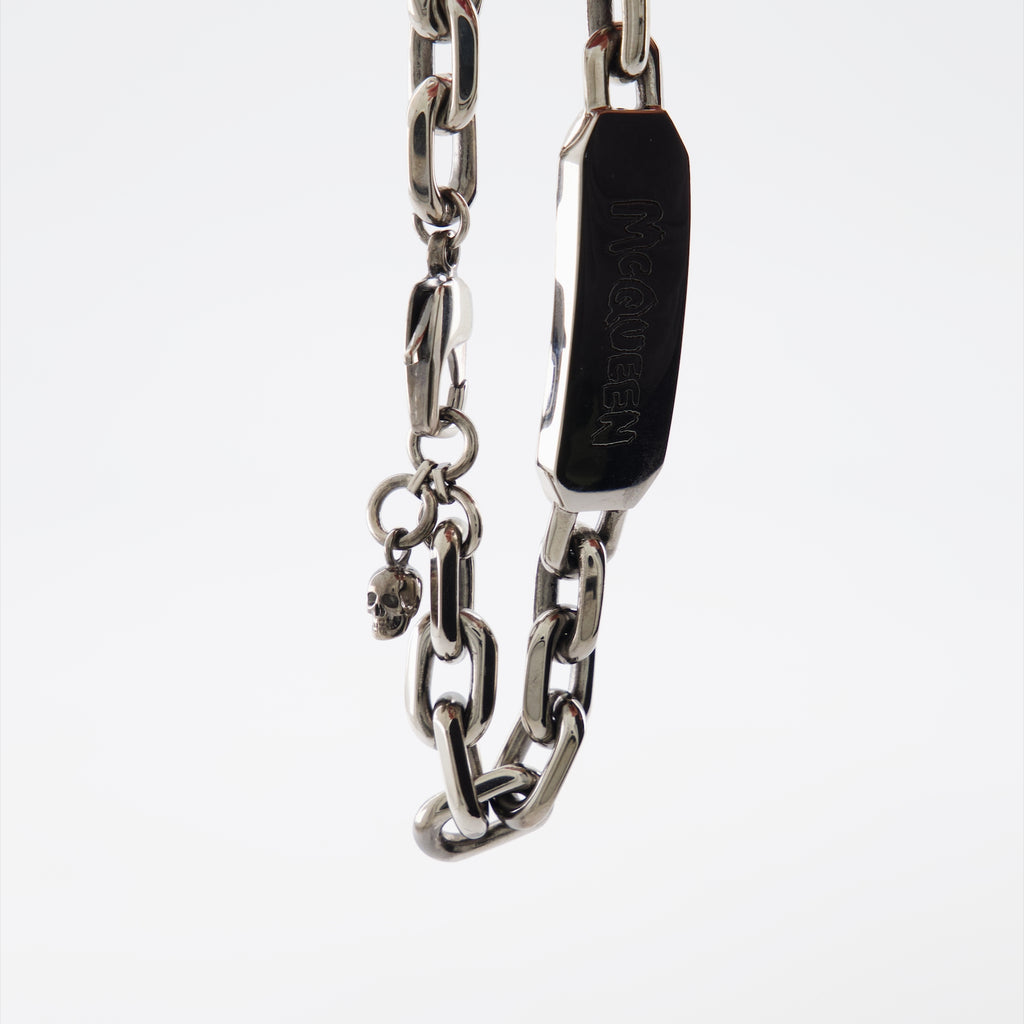 Joyería Bracelet Graffiti Alexander McQueen Plata Homme