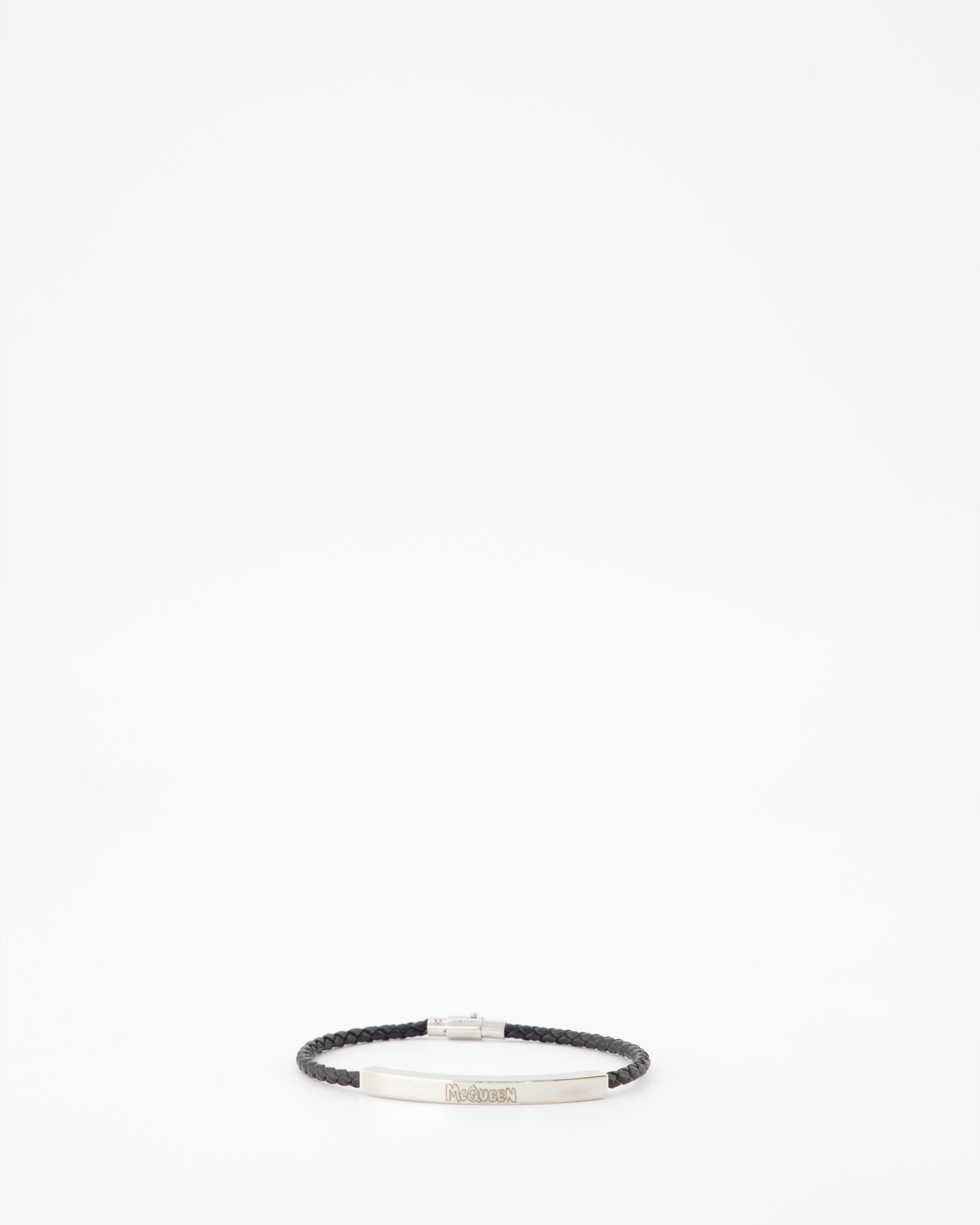 Bijoux Bracelet Graffiti Alexander McQueen Noir Homme