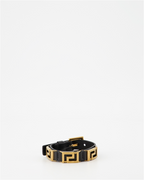 Joyería Bracelet Greca Versace Negro Femme