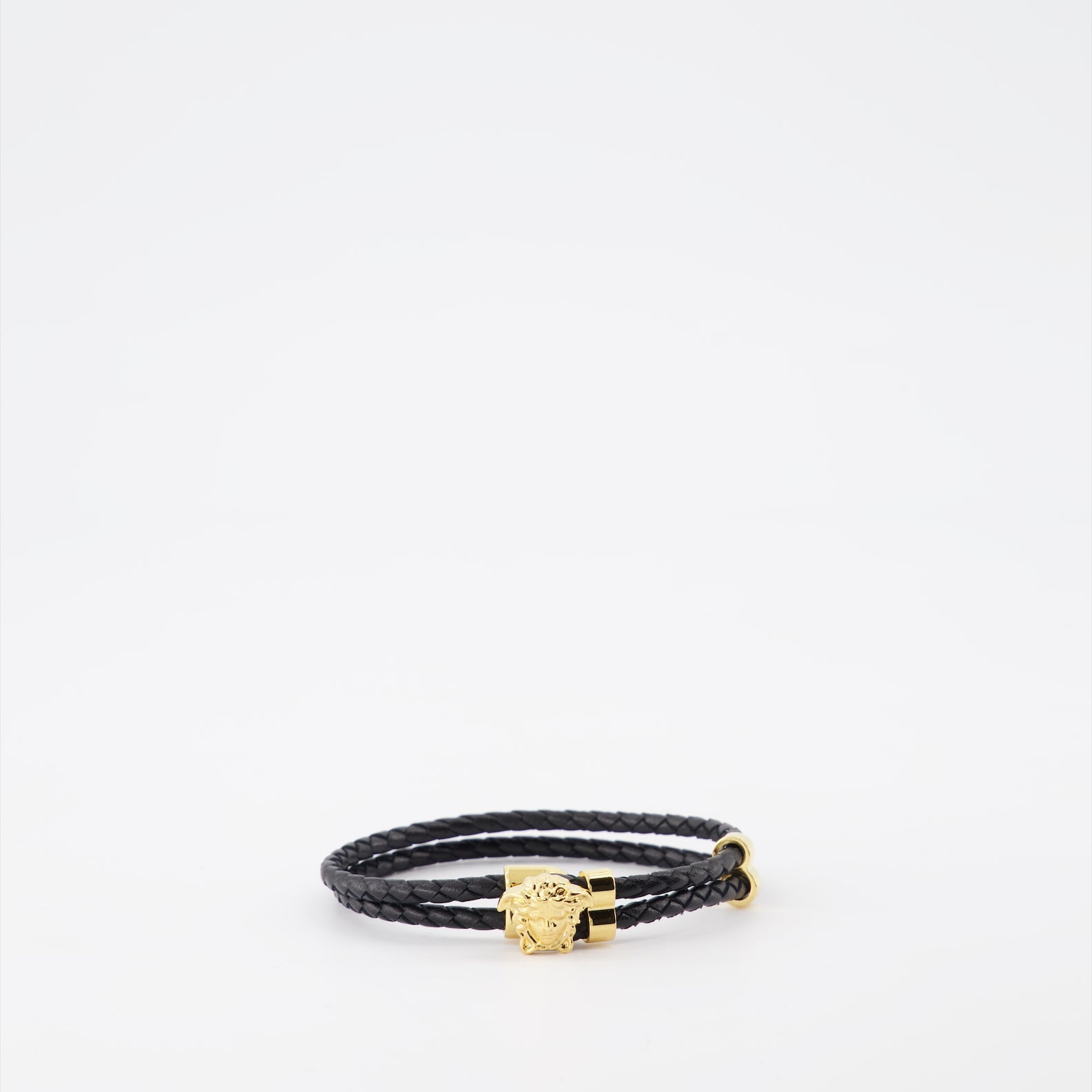 Bijoux Bracelet Medusa Versace Noir Homme