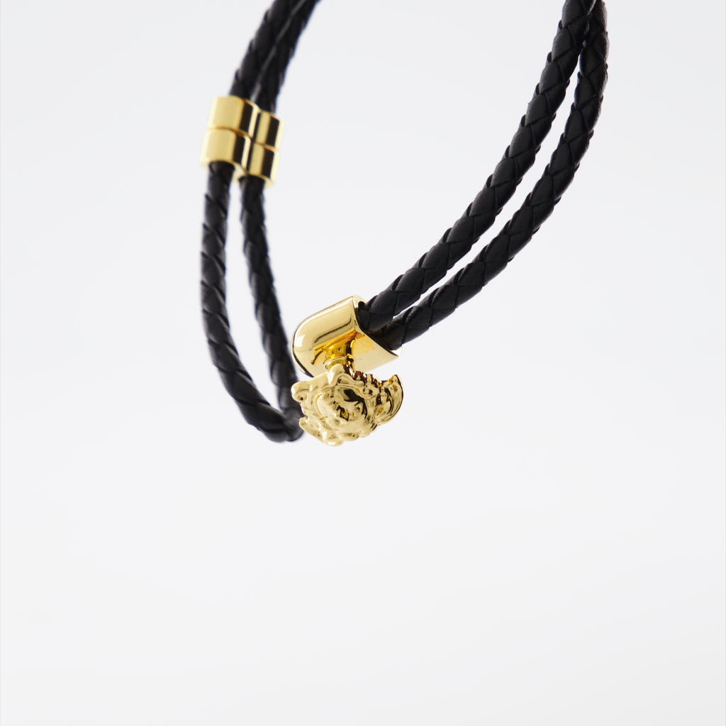 Joyería Bracelet Medusa Versace Negro Homme