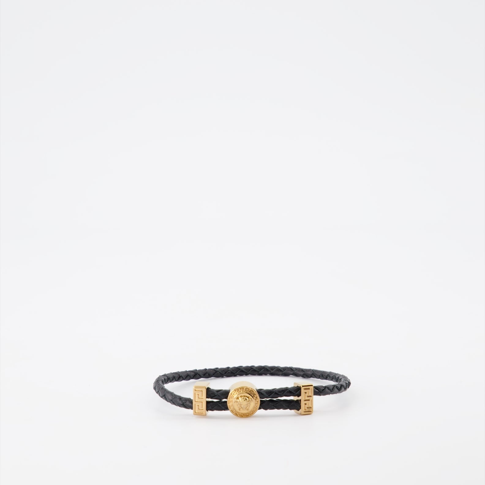 Bijoux Bracelet Medusa Versace Noir Homme