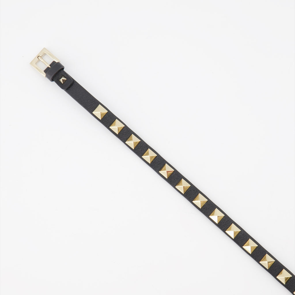 Joyería Bracelet Rockstud double Valentino Garavani Negro Femme
