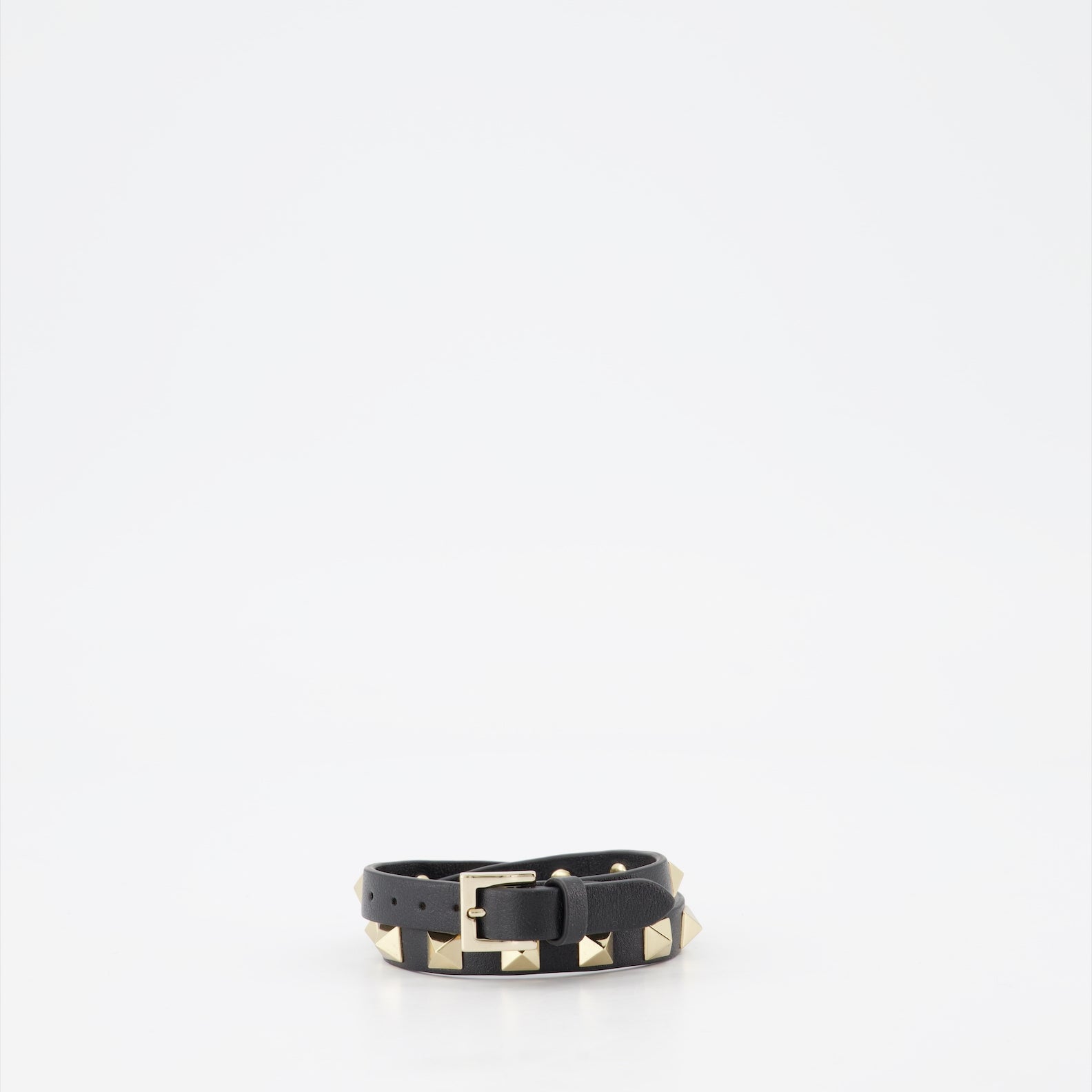 Joyería Bracelet Rockstud double Valentino Garavani Negro Femme