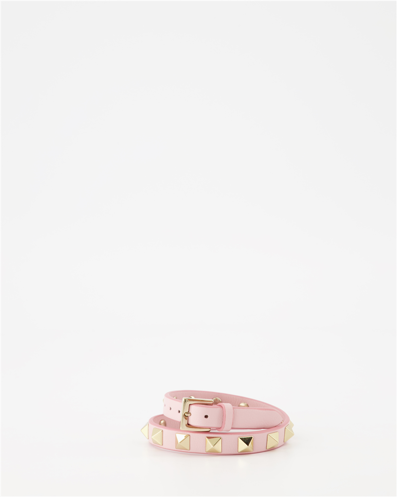 Joyería Bracelet Rockstud double Valentino Garavani Rosa Femme