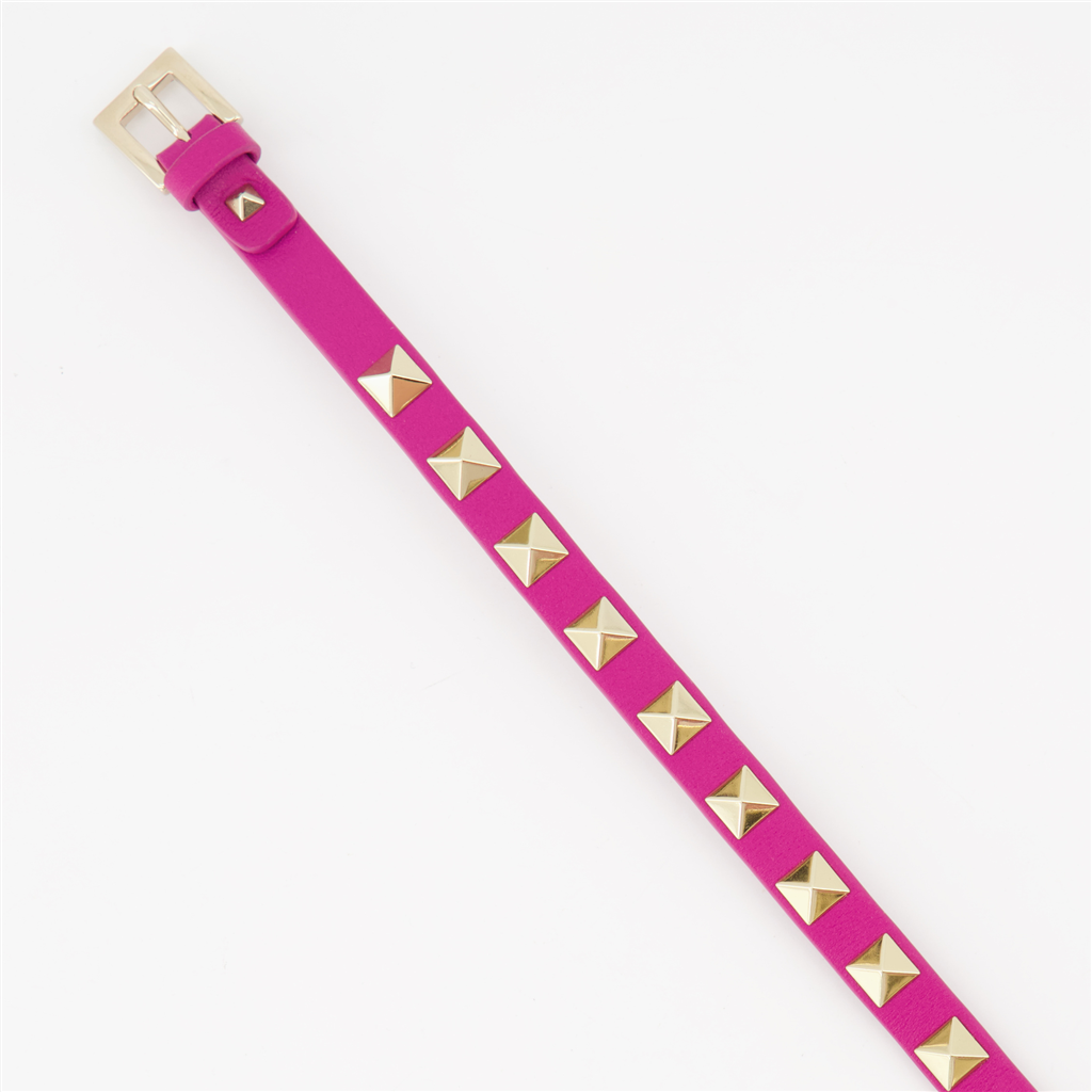 Joyería Bracelet Rockstud double Valentino Garavani Rosa Femme