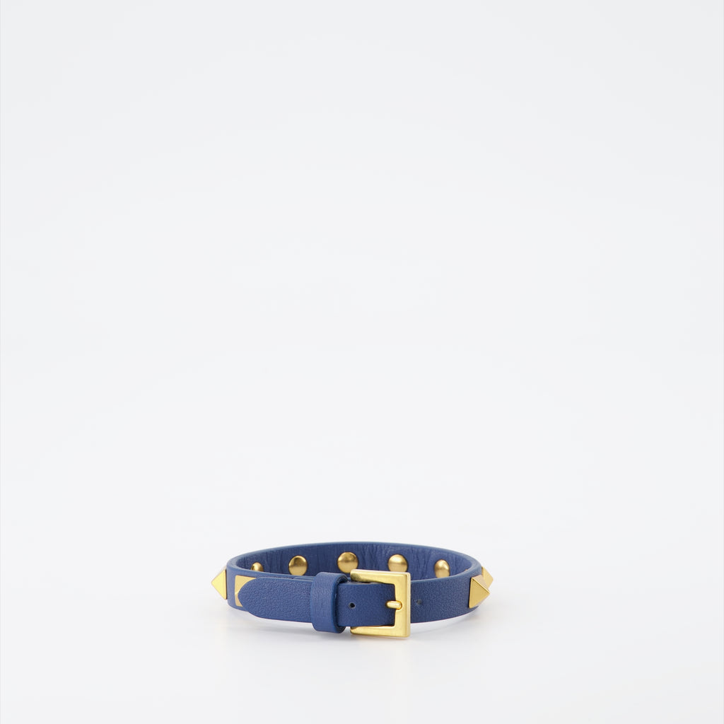 Bijoux Bracelet Rockstud Valentino Garavani Bleu Homme