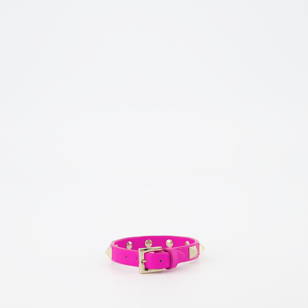 Bijoux Bracelet Rockstud Valentino Garavani Rose Femme