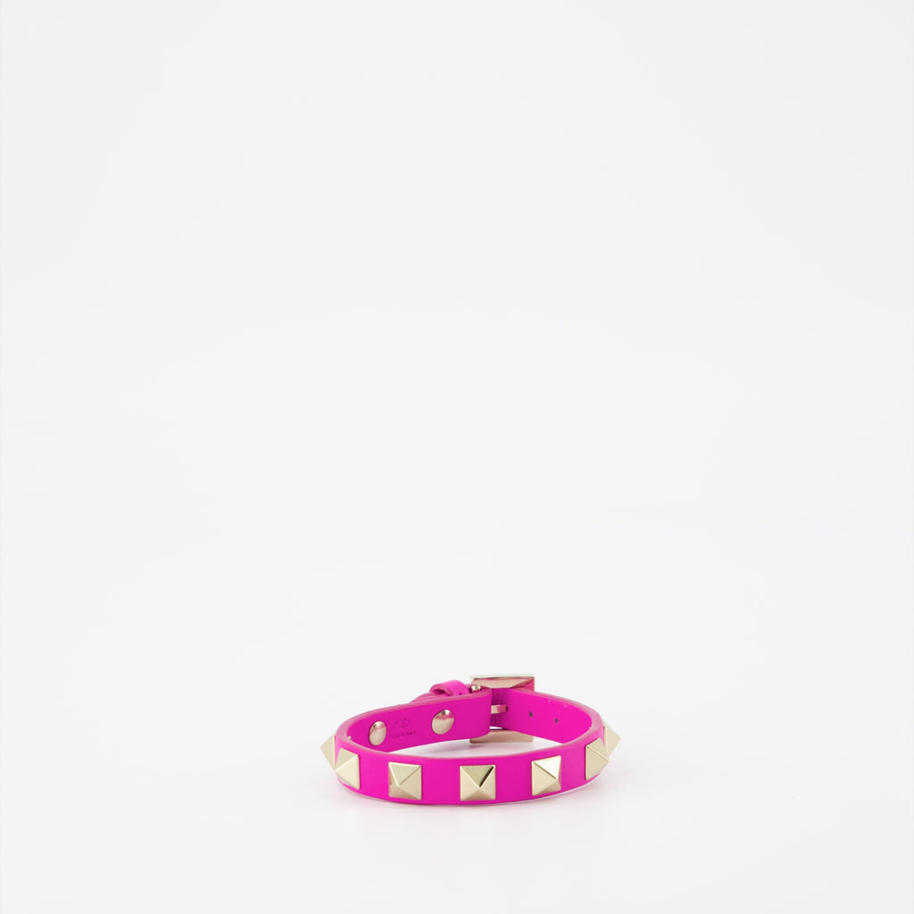 Bijoux Bracelet Rockstud Valentino Garavani Rose Femme