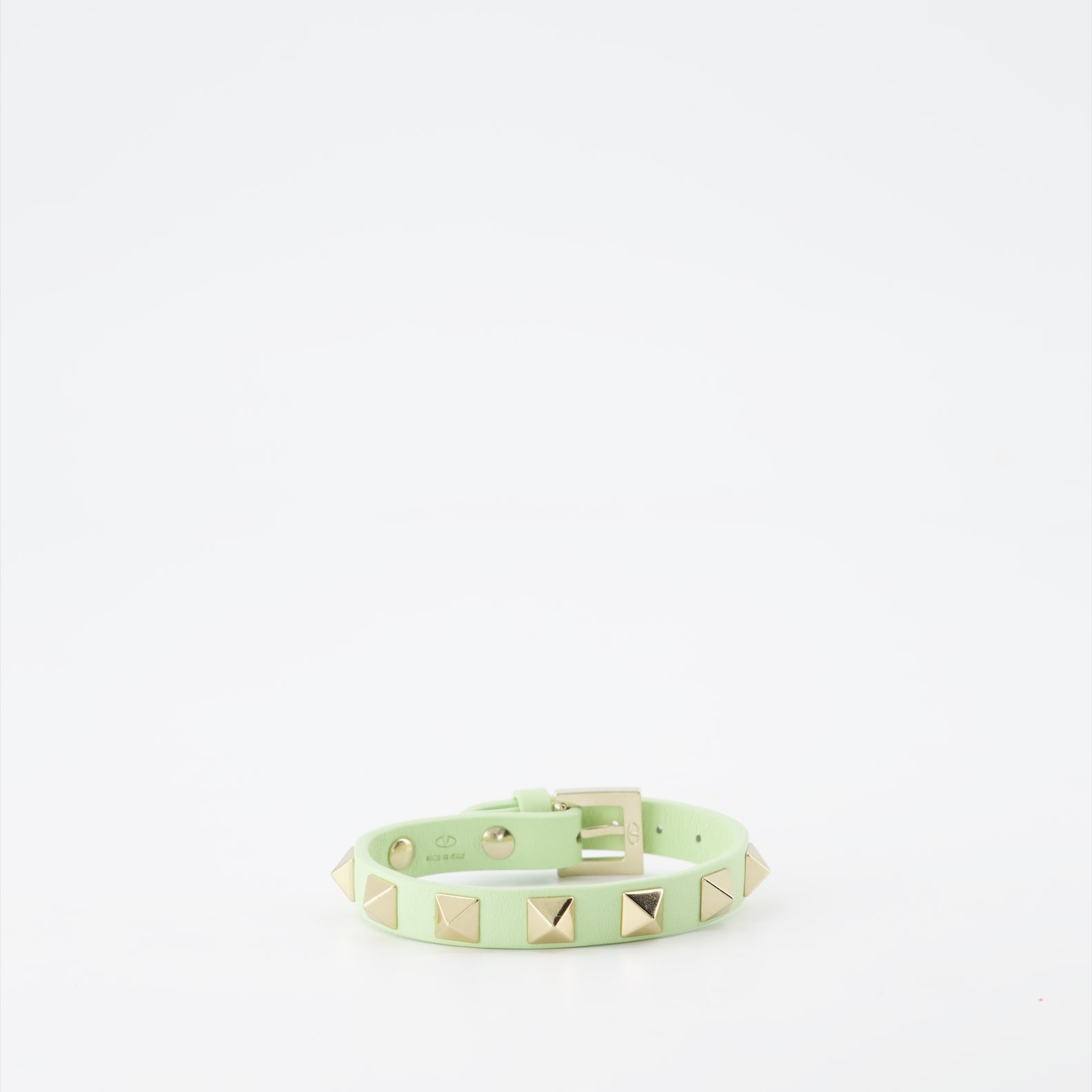 Bijoux Bracelet Rockstud Valentino Garavani Vert Femme