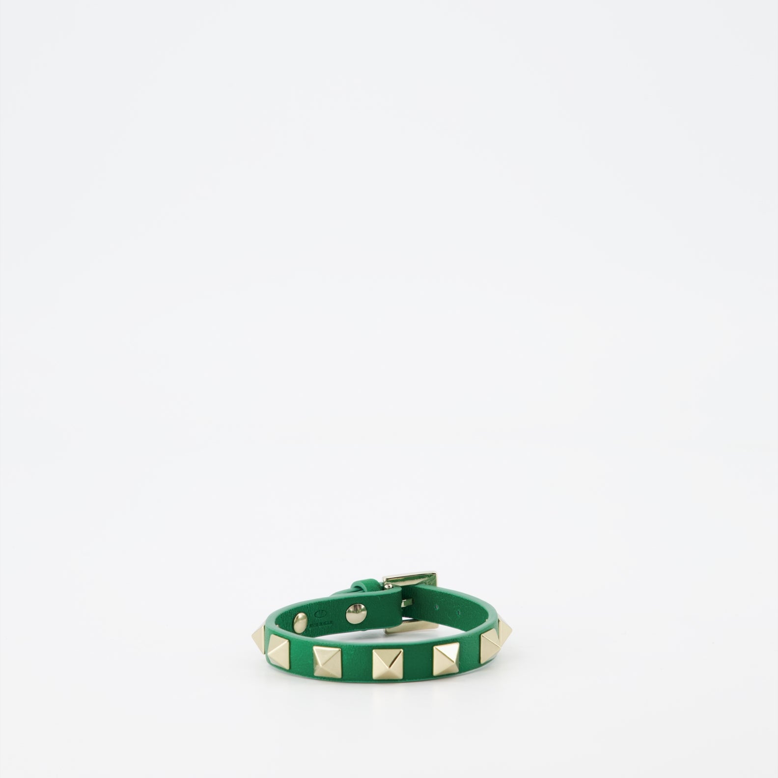 Bijoux Bracelet Rockstud Valentino Garavani Vert Femme