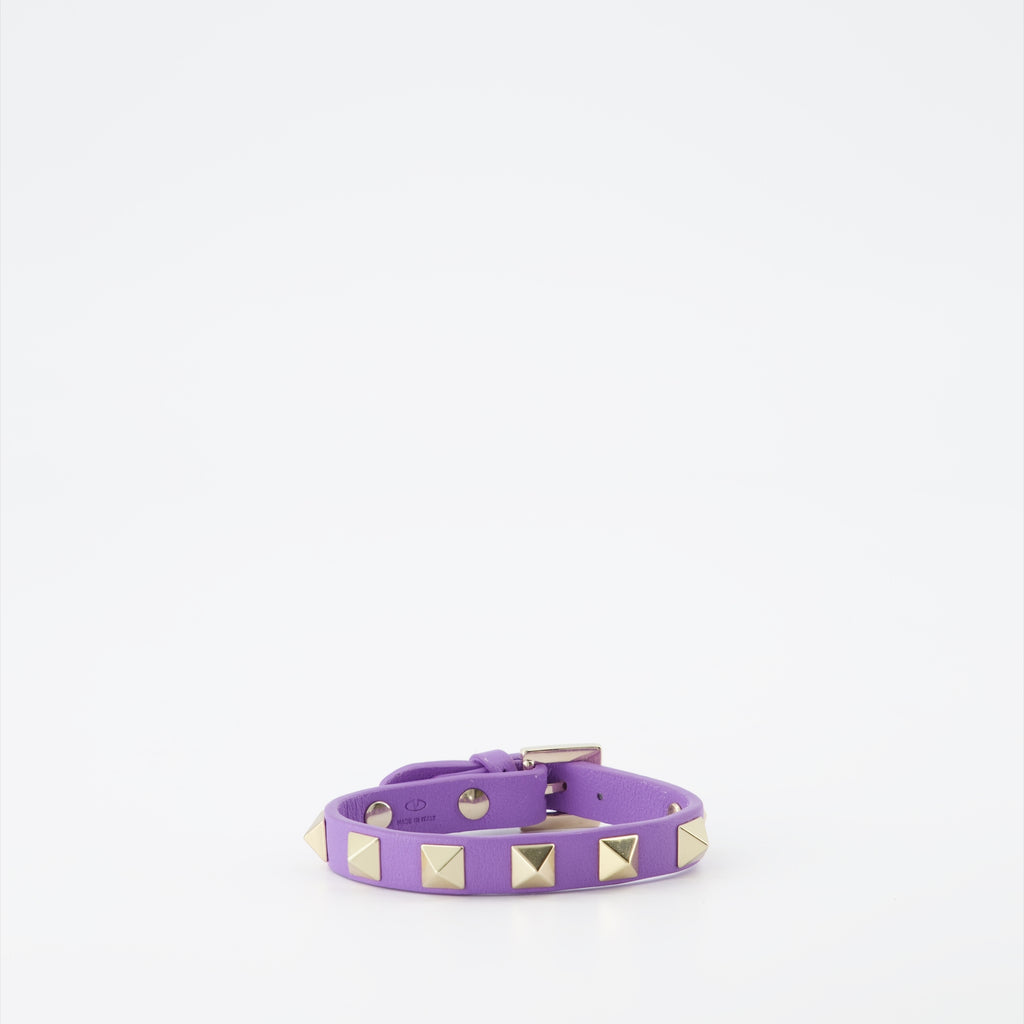 Bijoux Bracelet Rockstud Valentino Garavani Violet Femme